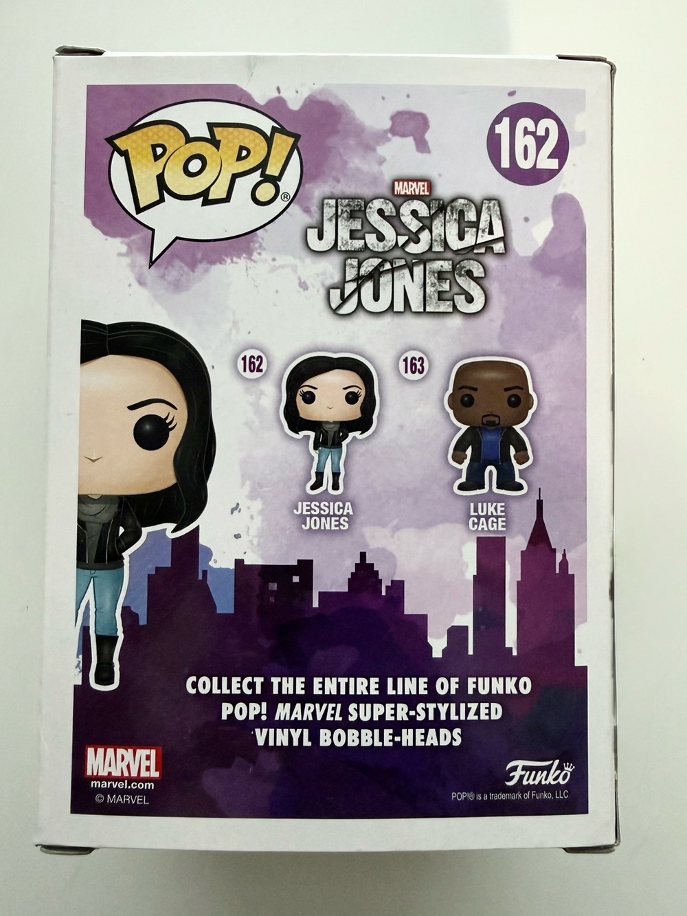 Funko Jessica Jones Pop! Vinyl Figure - Black, Purple, Blue - Picture 3 of 6